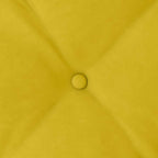 Cojín de Espalda Amarillo 100 x 50 cm Tela de pana