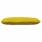Cojín de Espalda Amarillo 100 x 50 cm Tela de pana