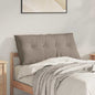 Beige Back Cushion 100 x 50 cm Microfiber fabric