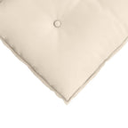 Cojín de Espalda Beige 100 x 50 cm Tela de microfibra