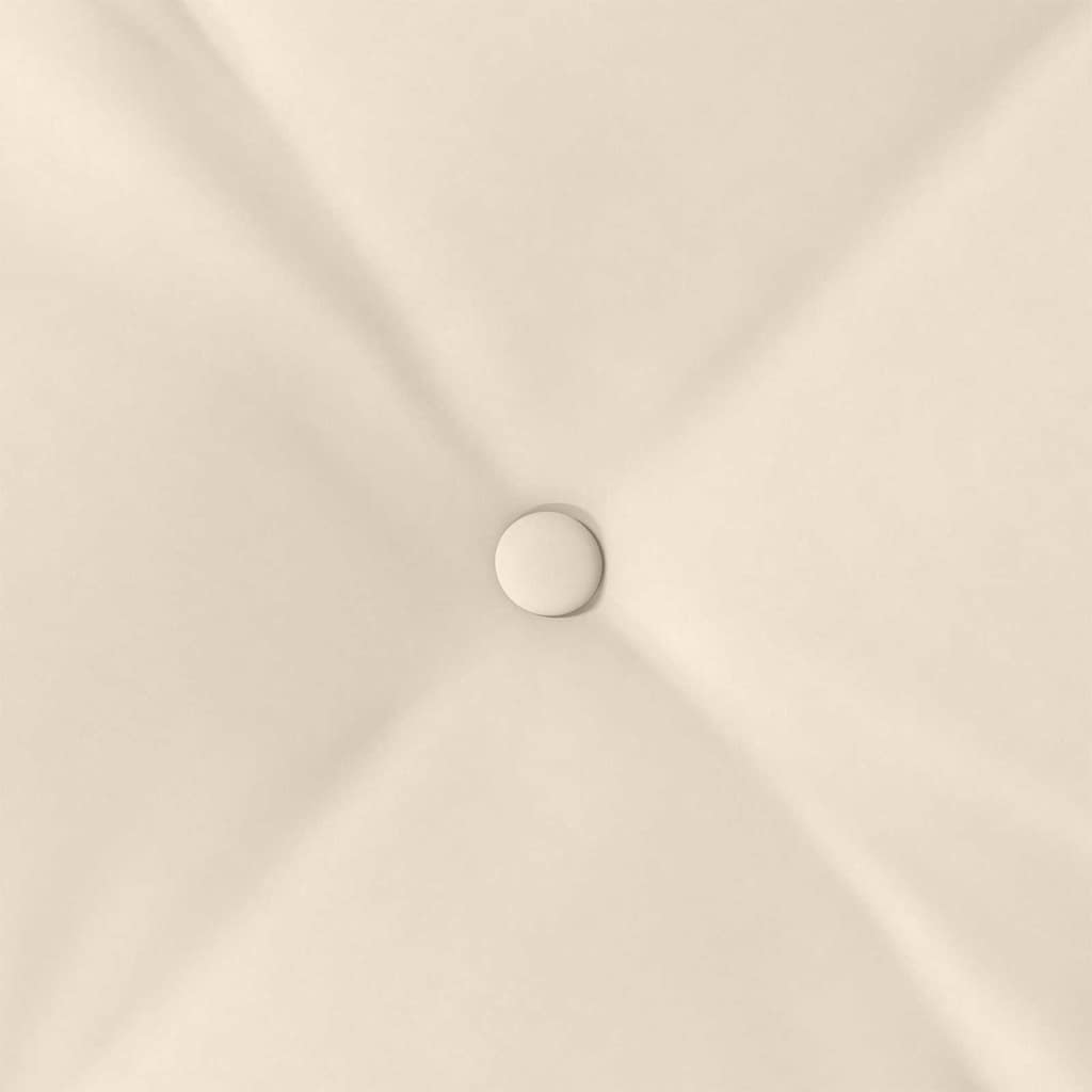 Cojín de Espalda Beige 100 x 50 cm Tela de microfibra