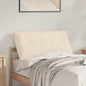 Beige Back Cushion 100 x 50 cm Microfiber fabric