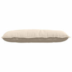 Cojín de Espalda Beige 100 x 50 cm Tela de microfibra