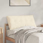 Light Yellow Back Cushion 100 x 50 cm Corduroy Fabric
