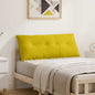 Cojín de Espalda Amarillo 100 x 50 cm Tela de pana