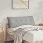 Beige Back Cushion 100 x 50 cm Microfiber fabric
