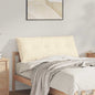 Light Yellow Back Cushion 100 x 50 cm Corduroy Fabric