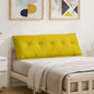 Cojín de Espalda Amarillo 100 x 50 cm Tela de pana