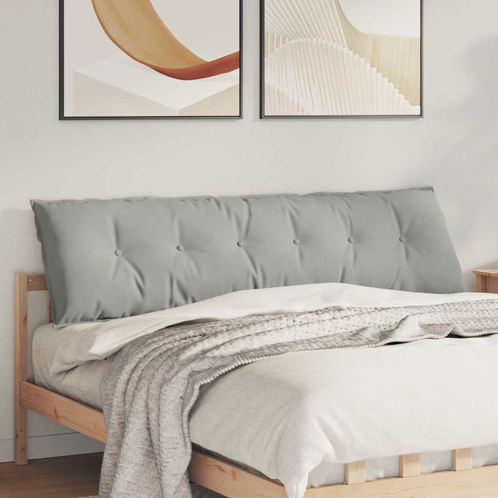 Cojín de Espalda Beige 100 x 50 cm Tela de microfibra