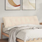 Beige Back Cushion 100 x 50 cm Microfiber fabric