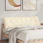 Light Yellow Back Cushion 100 x 50 cm Corduroy Fabric
