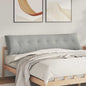 Beige Back Cushion 100 x 50 cm Microfiber fabric
