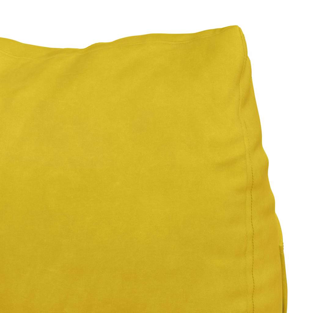 Cojín de Espalda Amarillo 45 x 20 x 35 cm Tela de pana