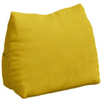 Cojín de Espalda Amarillo 45 x 20 x 35 cm Tela de pana