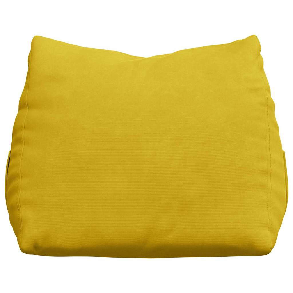 Cojín de Espalda Amarillo 45 x 20 x 35 cm Tela de pana