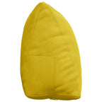 Cojín de Espalda Amarillo 45 x 20 x 35 cm Tela de pana
