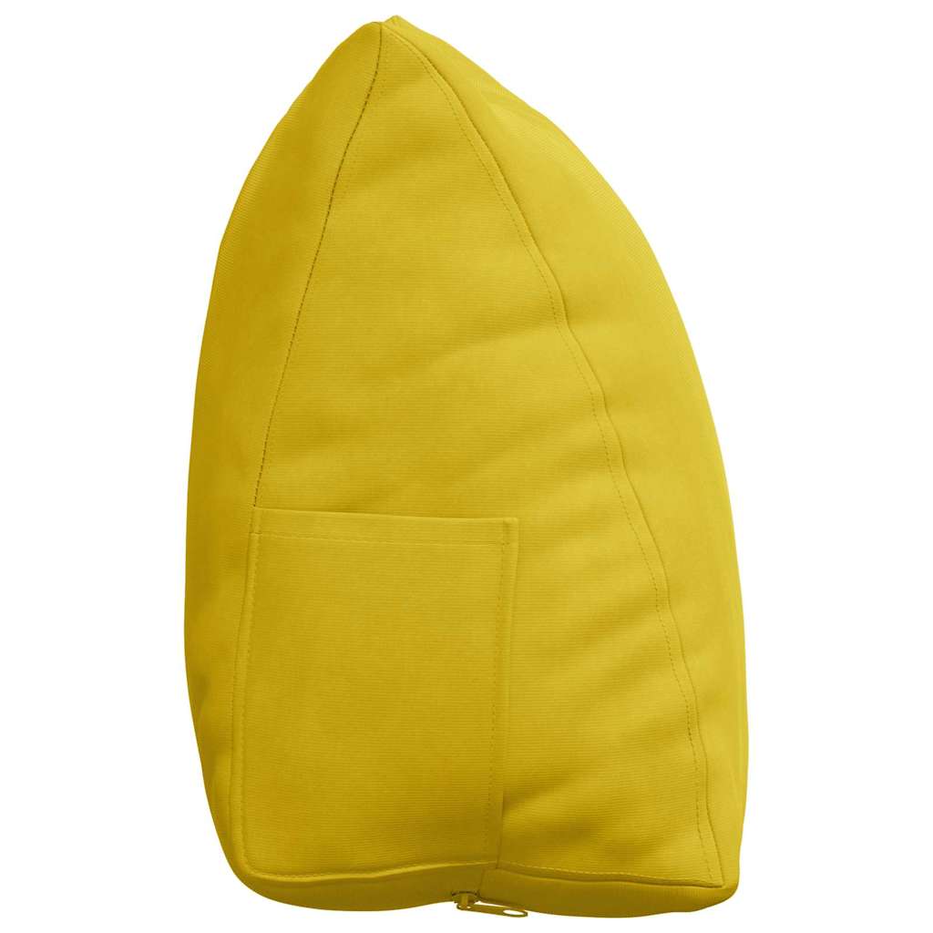 Cojín de Espalda Amarillo 45 x 20 x 35 cm Tela de pana