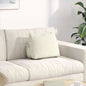Yellow Back Cushion 45 x 20 x 35 cm Corduroy Fabric
