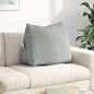Yellow Back Cushion 45 x 20 x 35 cm Corduroy Fabric