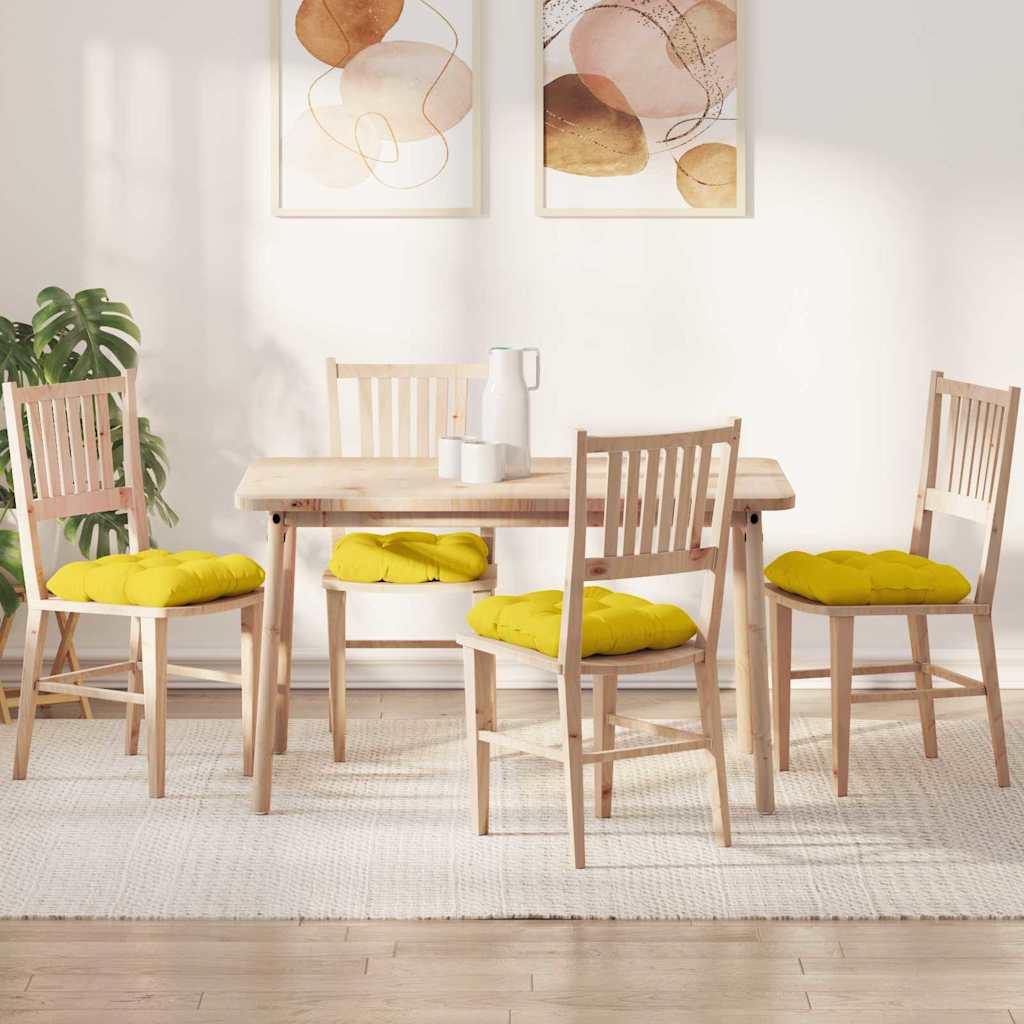 Cojines para asiento 4 pcs 45 x 45 x 12 cm tela