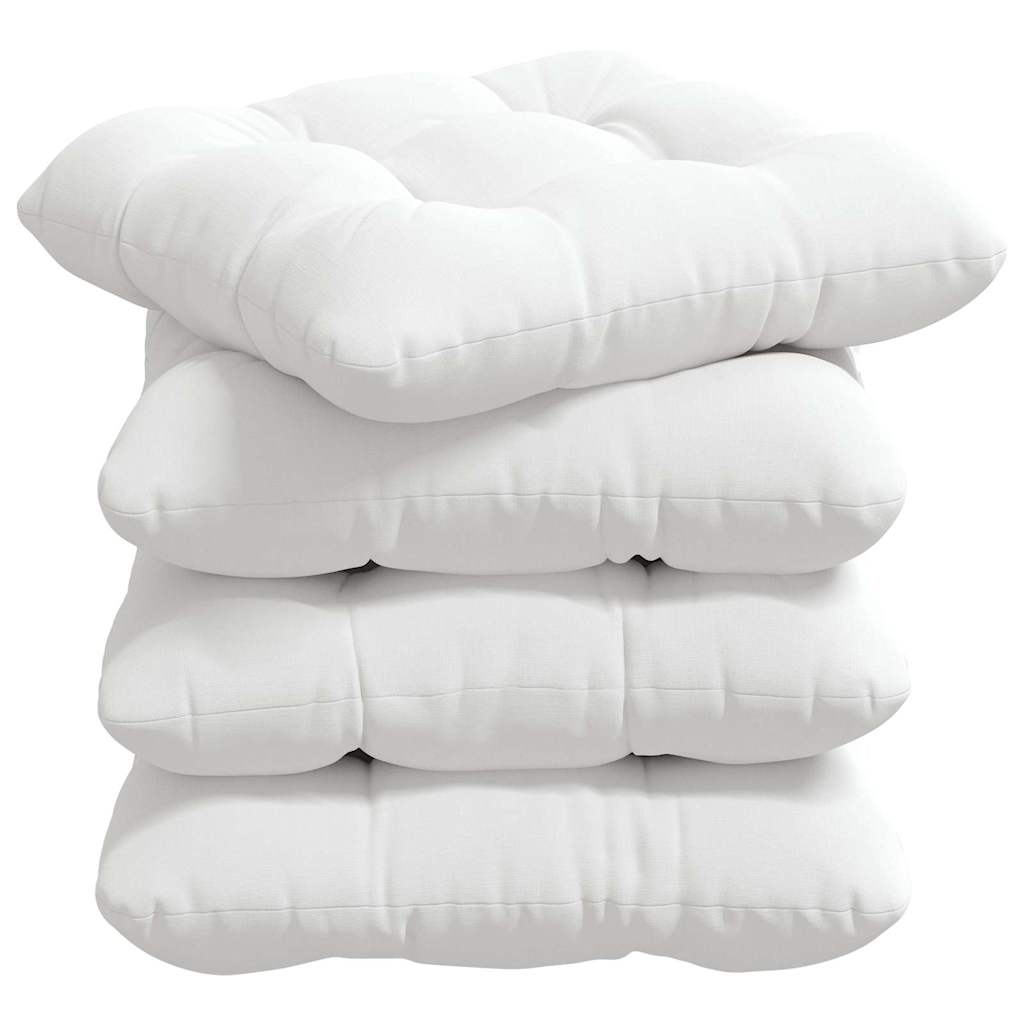 Cojines para asiento 4 pcs 40 x 40 x 12 cm tela