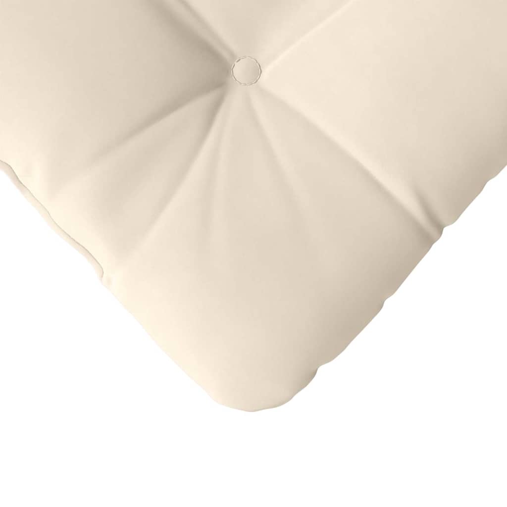 Cojines para asiento 4 pcs Beige 40 x 40 cm Tela de microfibra