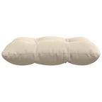 Cojines para asiento 4 pcs Beige 40 x 40 cm Tela de microfibra