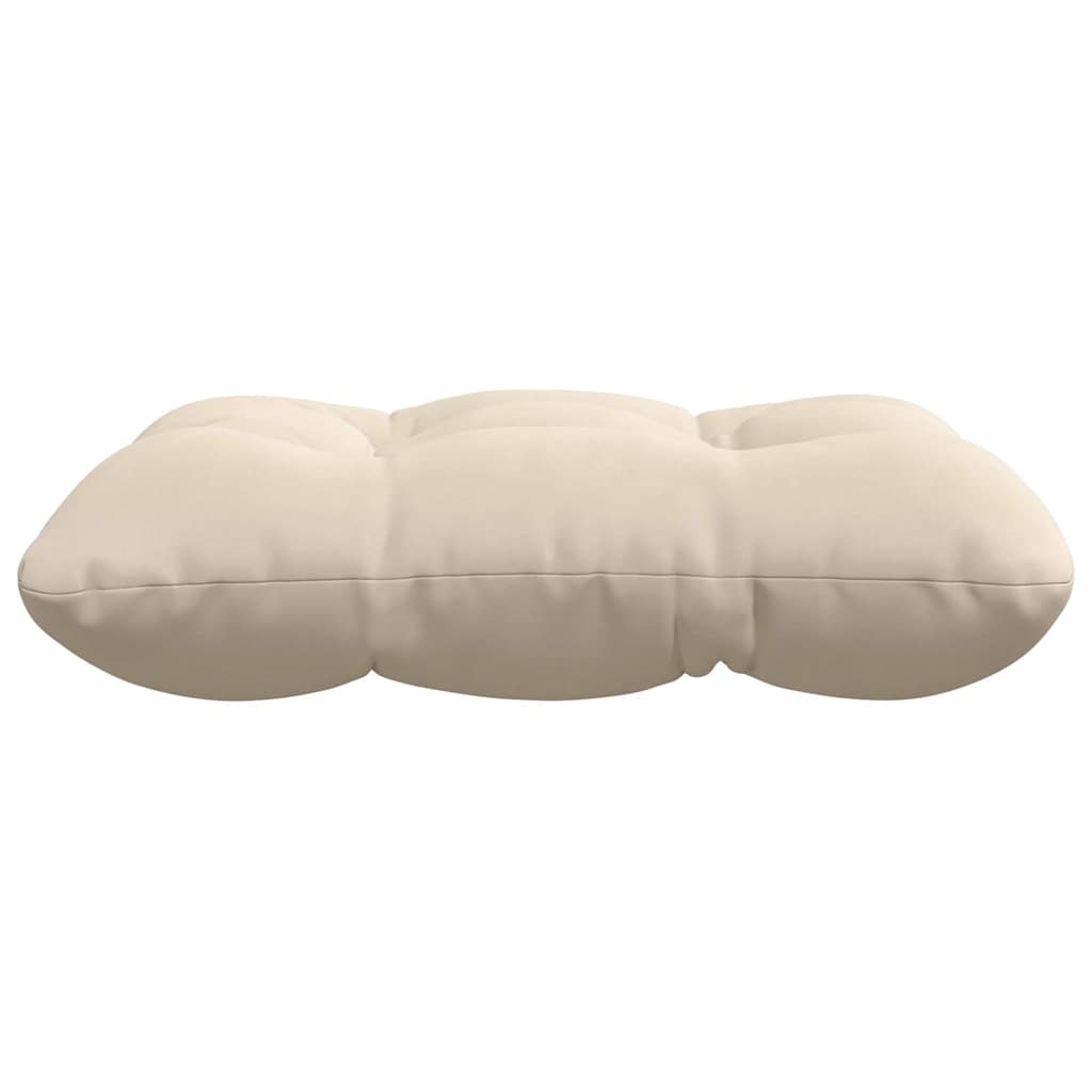 Cojines para asiento 4 pcs Beige 40 x 40 cm Tela de microfibra