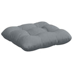 Cojines para asiento 4 pcs Gris Claro 45 x 45 x 12 cm tela