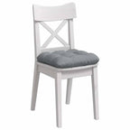 Cojines para asiento 4 pcs Gris Claro 45 x 45 x 12 cm tela