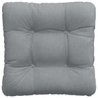 Cojines para asiento 4 pcs Gris Claro 45 x 45 x 12 cm tela