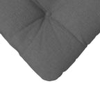 Cojines para asiento 4 pcs Gris oscuro 45 x 45 x 12 cm tela