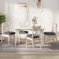 Cojines para asiento 4 pcs Gris oscuro 45 x 45 x 12 cm tela