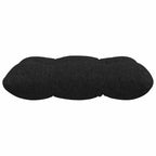 Cojines para asiento 4 pcs Negro 45 x 45 x 12 cm tela