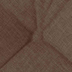 Cojines para asiento 4 pcs Marrón 45 x 45 x 12 cm tela