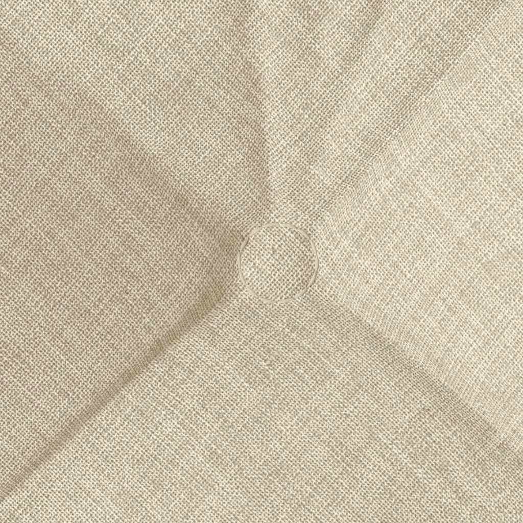 Cojines para asiento 4 pcs Crema 45 x 45 x 12 cm tela