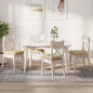 Cojines para asiento 4 pcs Crema 45 x 45 x 12 cm tela
