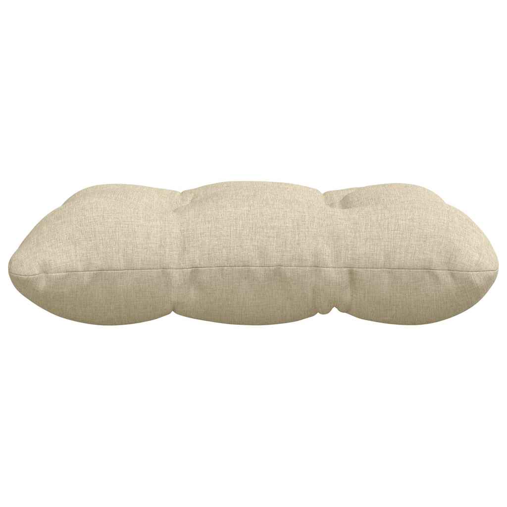 Cojines para asiento 4 pcs Crema 45 x 45 x 12 cm tela