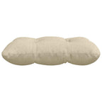 Cojines para asiento 4 pcs Crema 45 x 45 x 12 cm tela