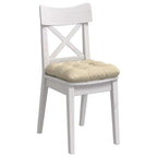 Cojines para asiento 4 pcs Crema 45 x 45 x 12 cm tela