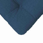 Cojines para asiento 4 pcs Azul 45 x 45 x 12 cm tela