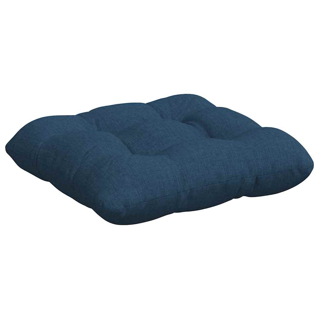 Cojines para asiento 4 pcs Azul 45 x 45 x 12 cm tela