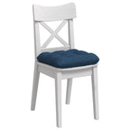 Cojines para asiento 4 pcs Azul 45 x 45 x 12 cm tela