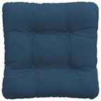 Cojines para asiento 4 pcs Azul 45 x 45 x 12 cm tela