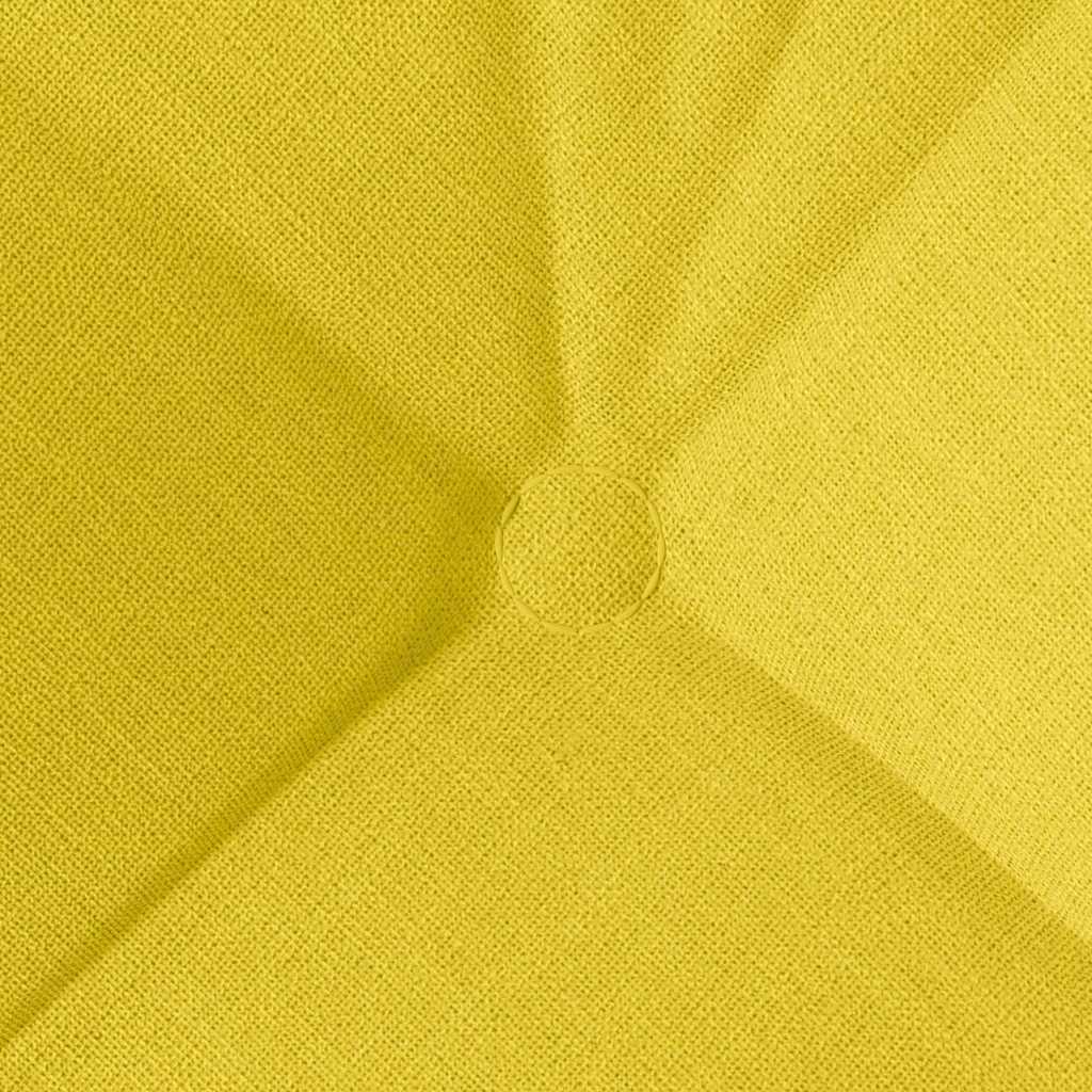 Cojines para asiento 4 pcs Amarillo Claro 45 x 45 x 12 cm tela