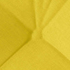 Cojines para asiento 4 pcs Amarillo Claro 45 x 45 x 12 cm tela