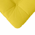 Cojines para asiento 4 pcs Amarillo Claro 45 x 45 x 12 cm tela