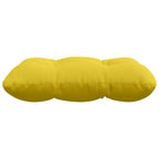 Cojines para asiento 4 pcs Amarillo Claro 45 x 45 x 12 cm tela