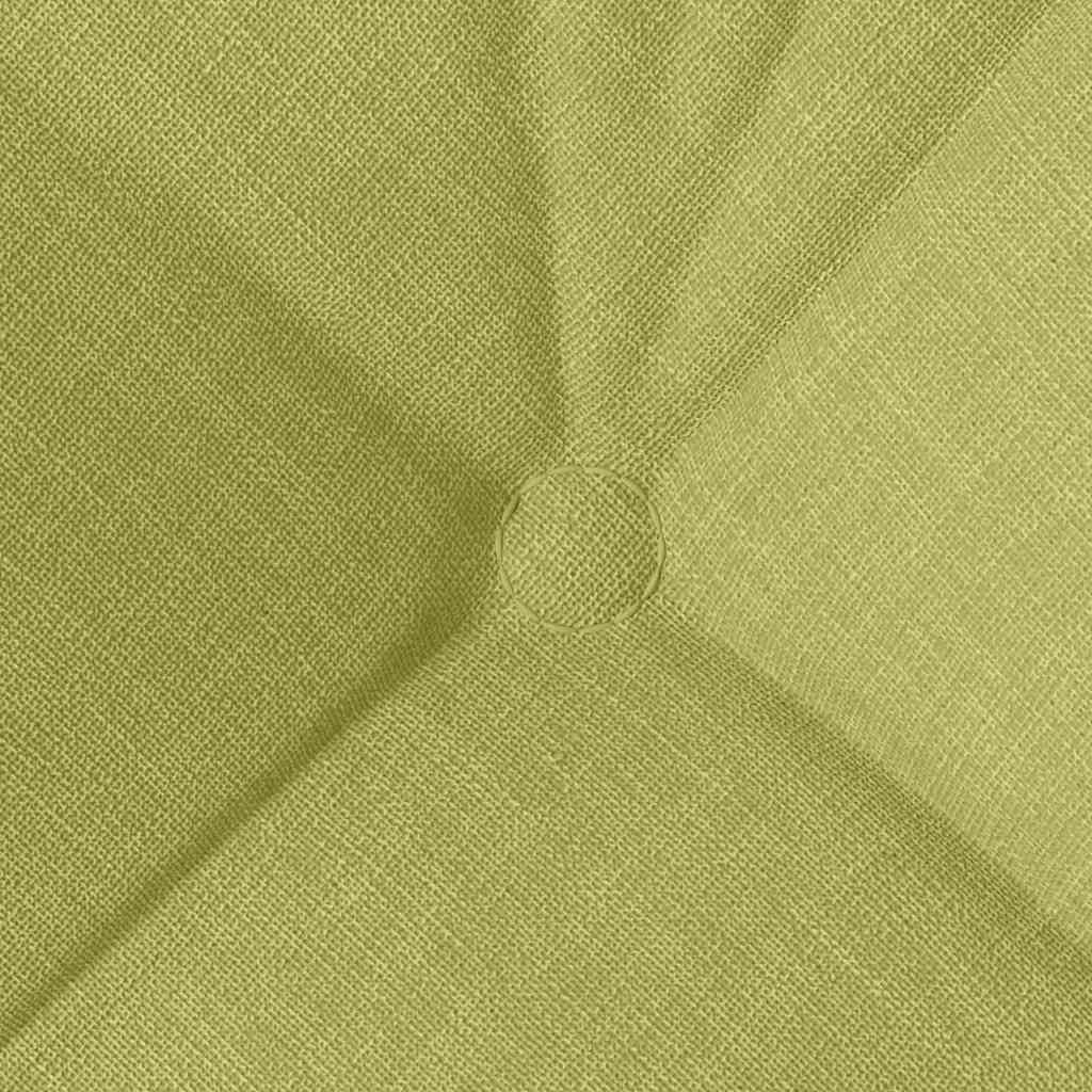 Cojines para asiento 4 pcs Verde claro 45 x 45 x 12 cm tela