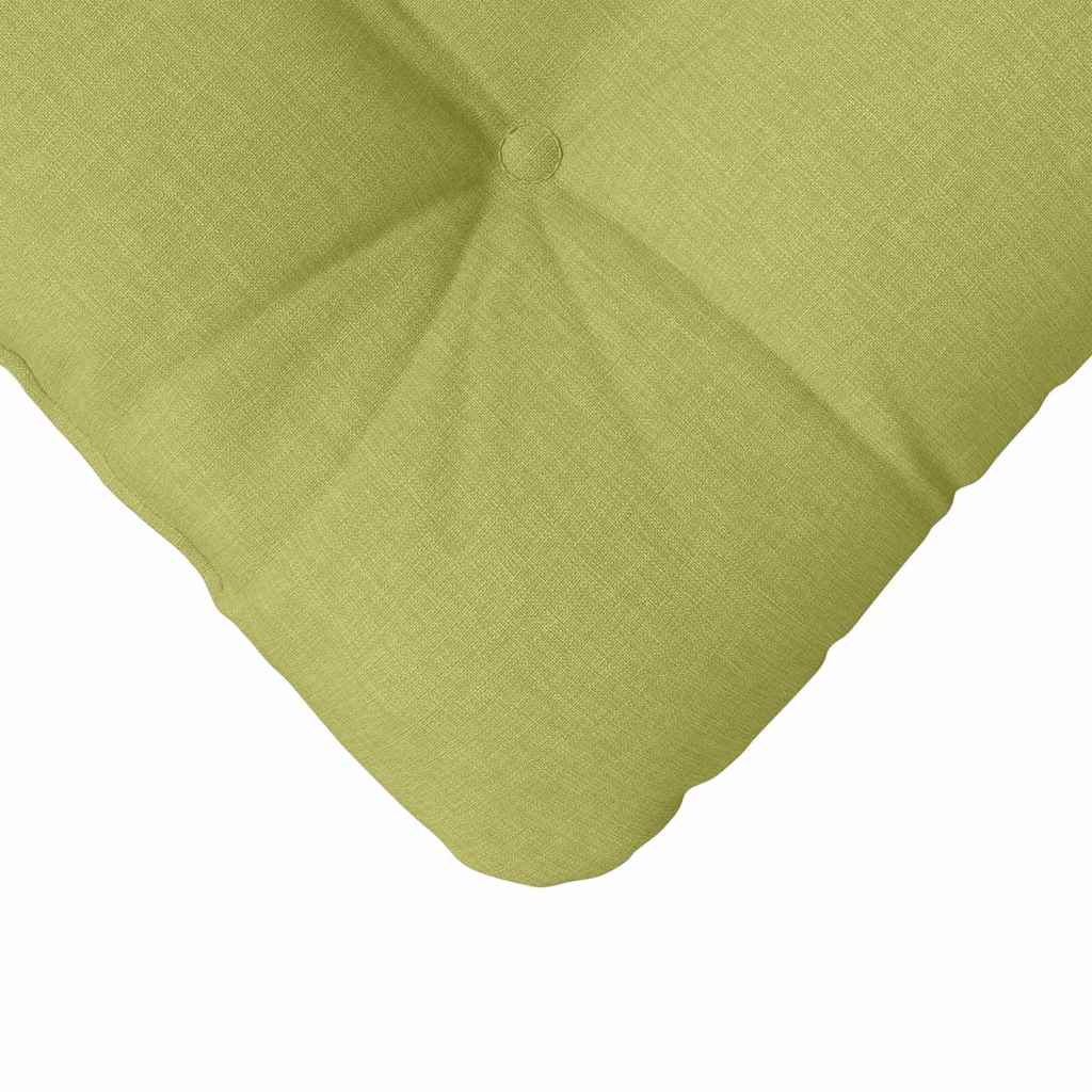 Cojines para asiento 4 pcs Verde claro 45 x 45 x 12 cm tela